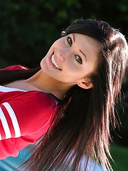 Naughty Catie Minx goes back to school as a sorority sweetheart on the prowl